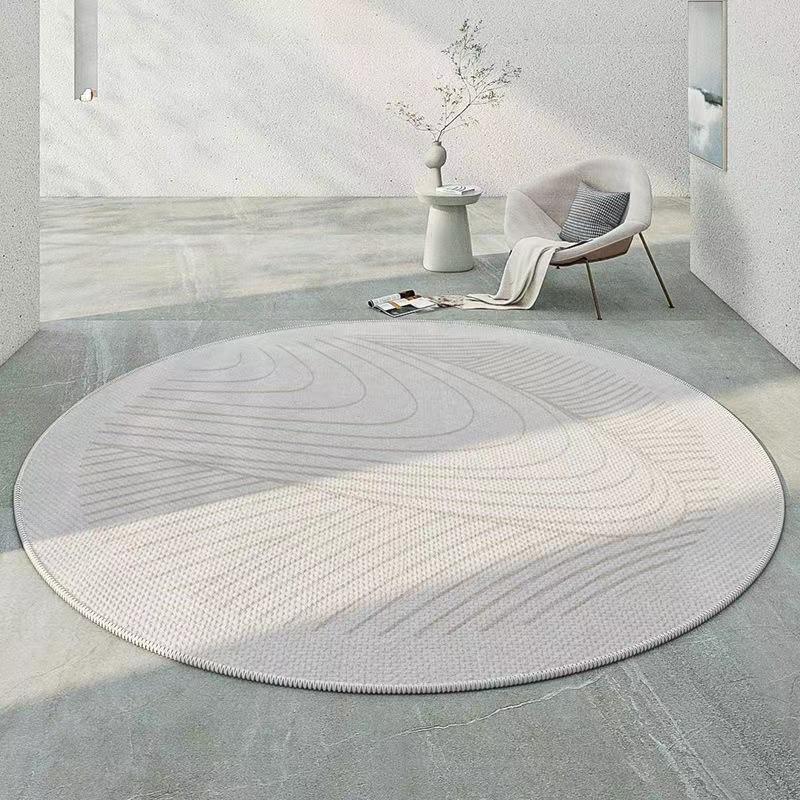Nordic Circular Carpet Resistant To Dirt and Easy To Maintain Decorative Carpet Household Sofa Coffee Table Carpet
