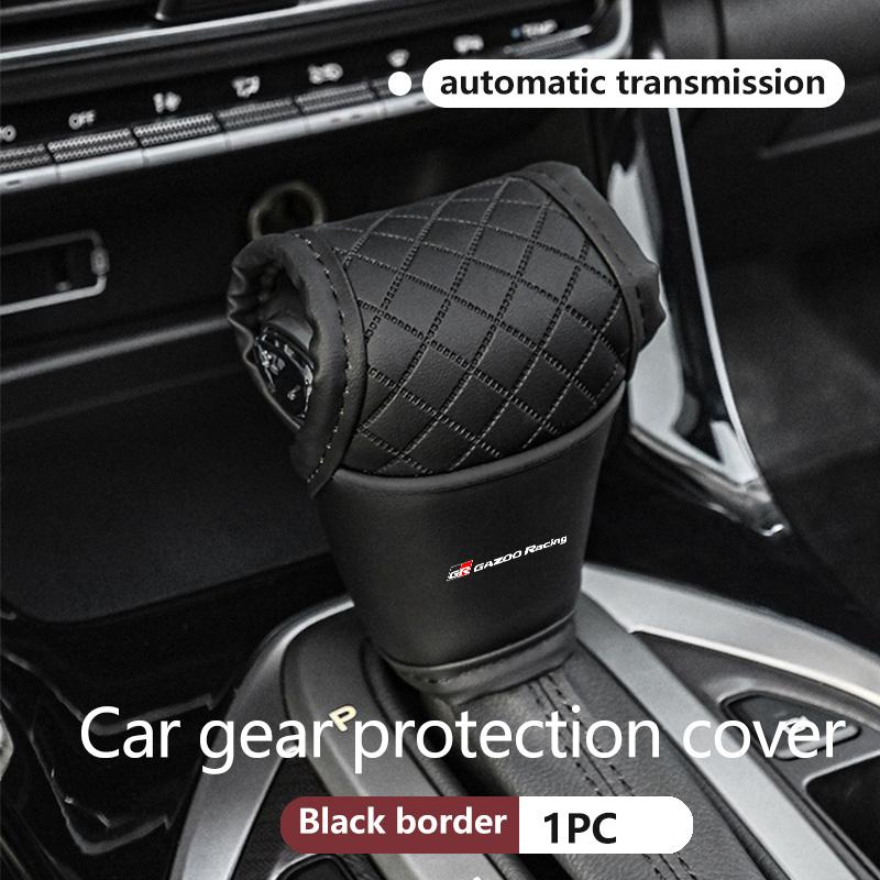 Car Shift Handle Cover Non-slip Wear-resistant Covers For Toyota GR Sport Crown RAV4 Yaris Land Cruiser Corolla Prius CHR