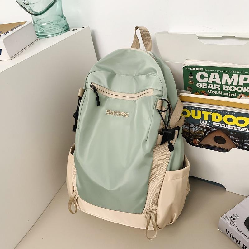 Schoolbag trendy cool backpack male college student new fashion outdoor travel backpack female mountaineering bag lightweight high school schoolbag