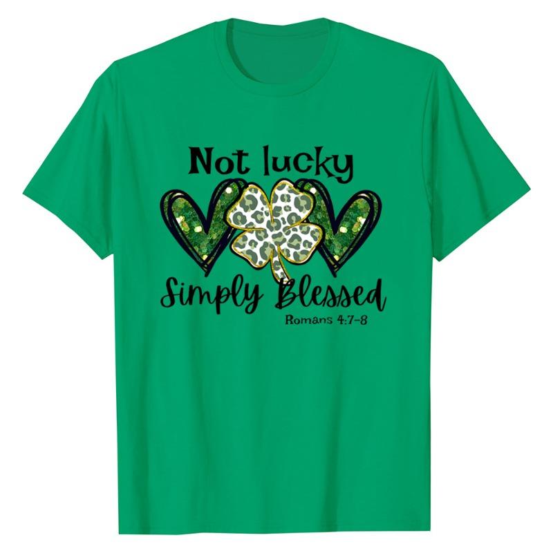 St. Haut tendance imprimé Saint-Patrick High Street T-shirts amples pour femmes