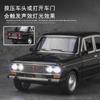 1:24 2016 Lada High Simulation Diecast Metal Alloy Model Car Pull Back Sound Light Car Children Gift Collection