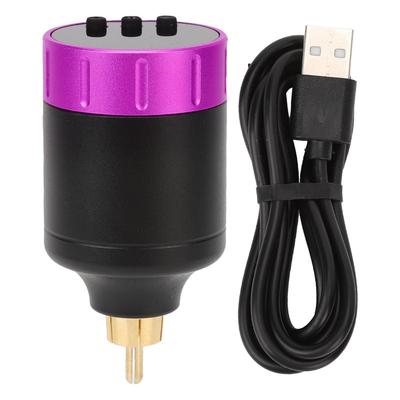 ספק כוח לקעקועים 1500mAh אלחוטי ממשק RCA תצוגה דיגיטלית מכונת קעקועים קלת משקל