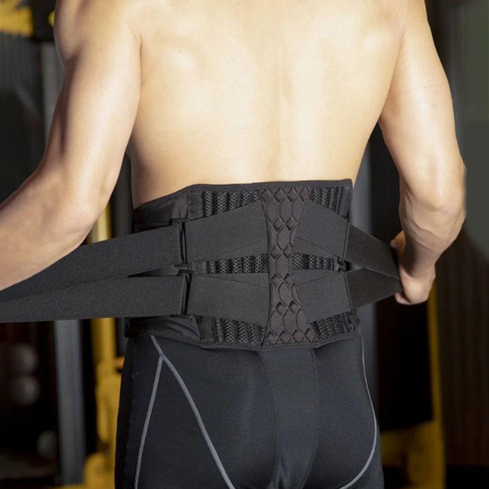 Strong Support Waist Trainer Belt Breathable Orthopedic Lumbar Belt  Gym Training