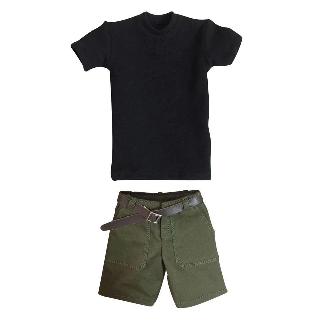 1:6 Scale Men's Letter T-Shirt Short Sleeve for 12'' Hot Toys Action Figure 1:6 Scale Men's Letter T-Shirt Short Sleeve for 12'' Hot Toys Action Figure