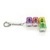 LED Keyboard Keychain Fidget Toys Crystal Clicker Sensory Toy for Stress Relief Keyboard Keychain Fidget Gadget for Adults Amagi