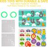 Montessori Busy Book for Toddlers, Preschool Learning Activities for Kids, Kindergarten Educational Toys for 3 Year Old