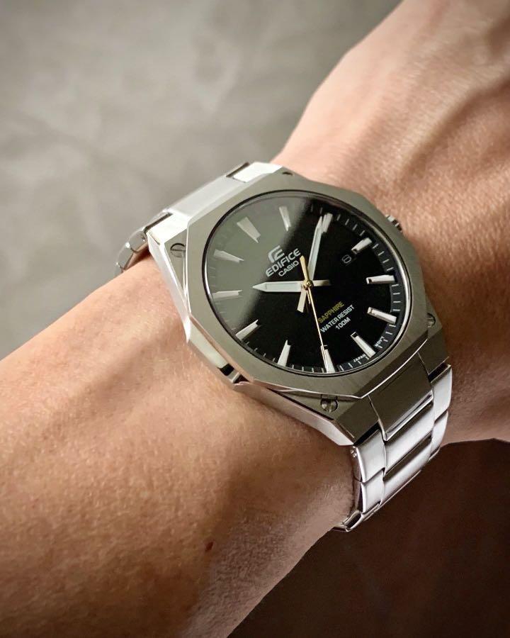Orologio da uomo Casio EFR-S108D-1A Edifice Classic Zaffiro + SCATOLA