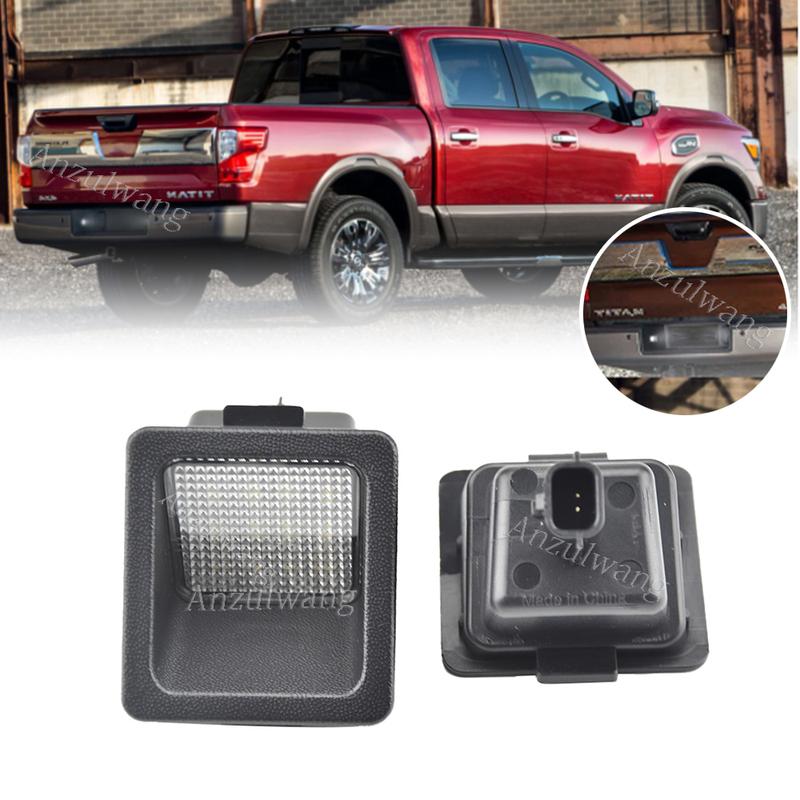 OEM#:26510-EZ00A LED Number Plate Light For Nissan Titan A61 2016- Frontier(D41) - Error Free License Plate Lamp