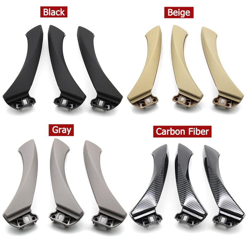 6PCS Full Set LHD RHD Passenger Interior Door Pull Handle Cover Trim For BMW 3 Series E90 E91 E92 316 318 320 325 328i 2004-2012