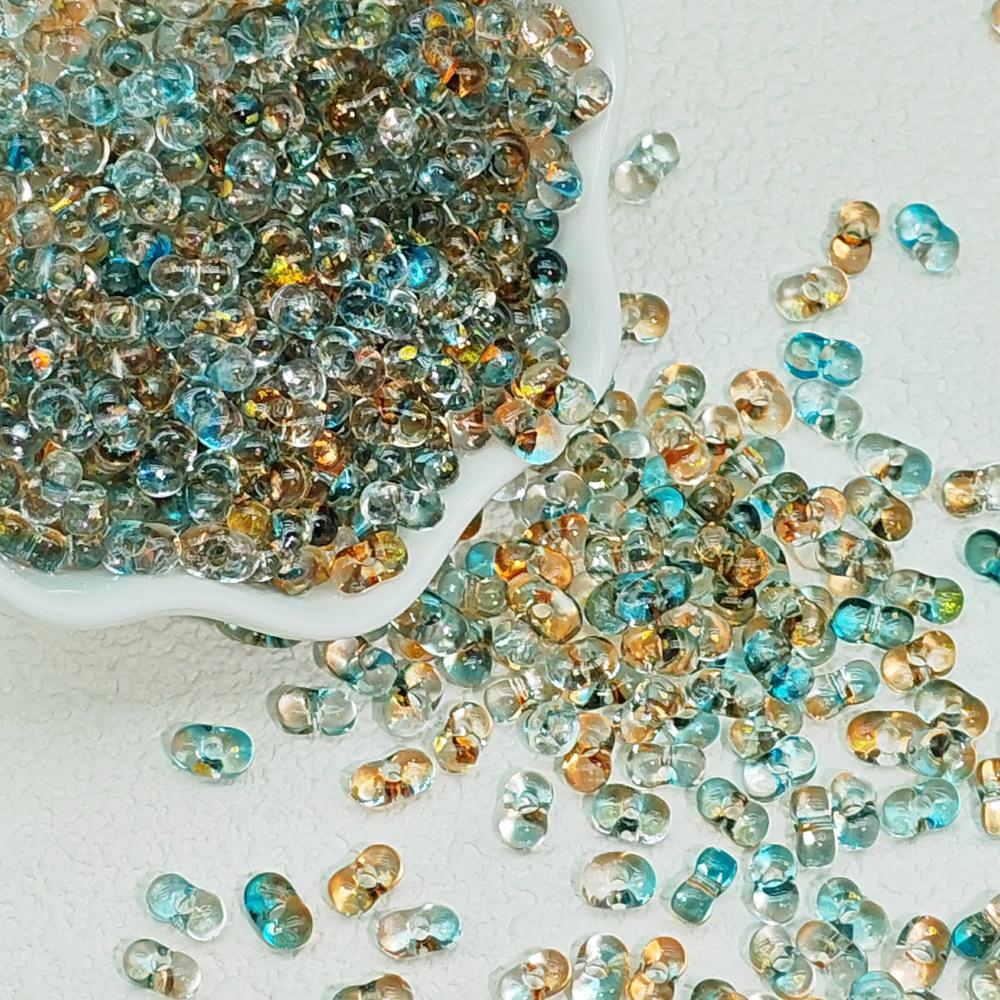 3x6mm Peanut Glass Rice Beads for DIY Jewelry Making: Loose Beads for Bracelets and Necklaces.