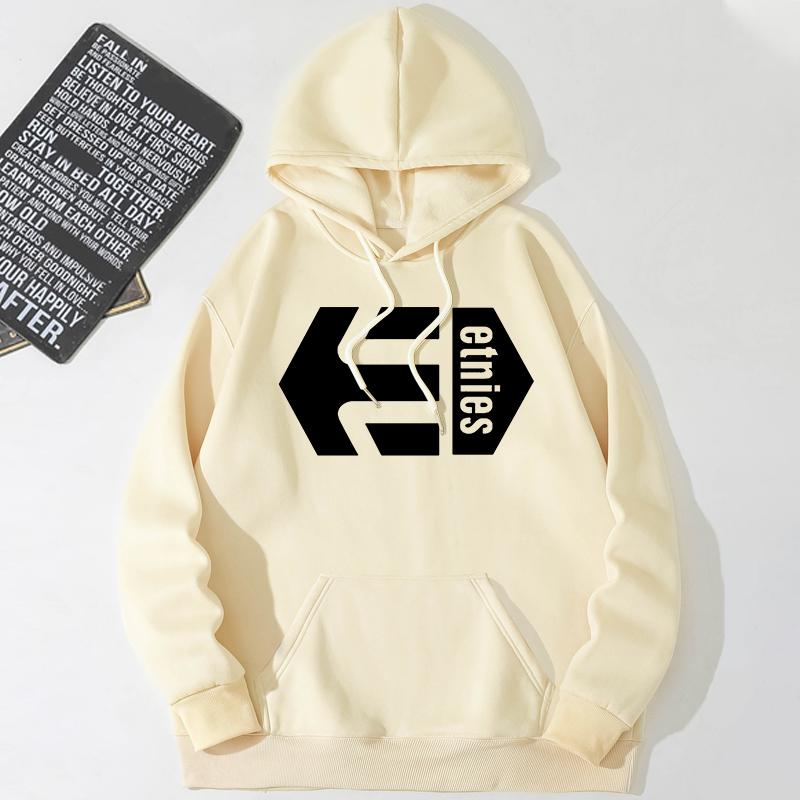 Autumn and Winter Fleece Warm Casual Hooded Sweatshirt