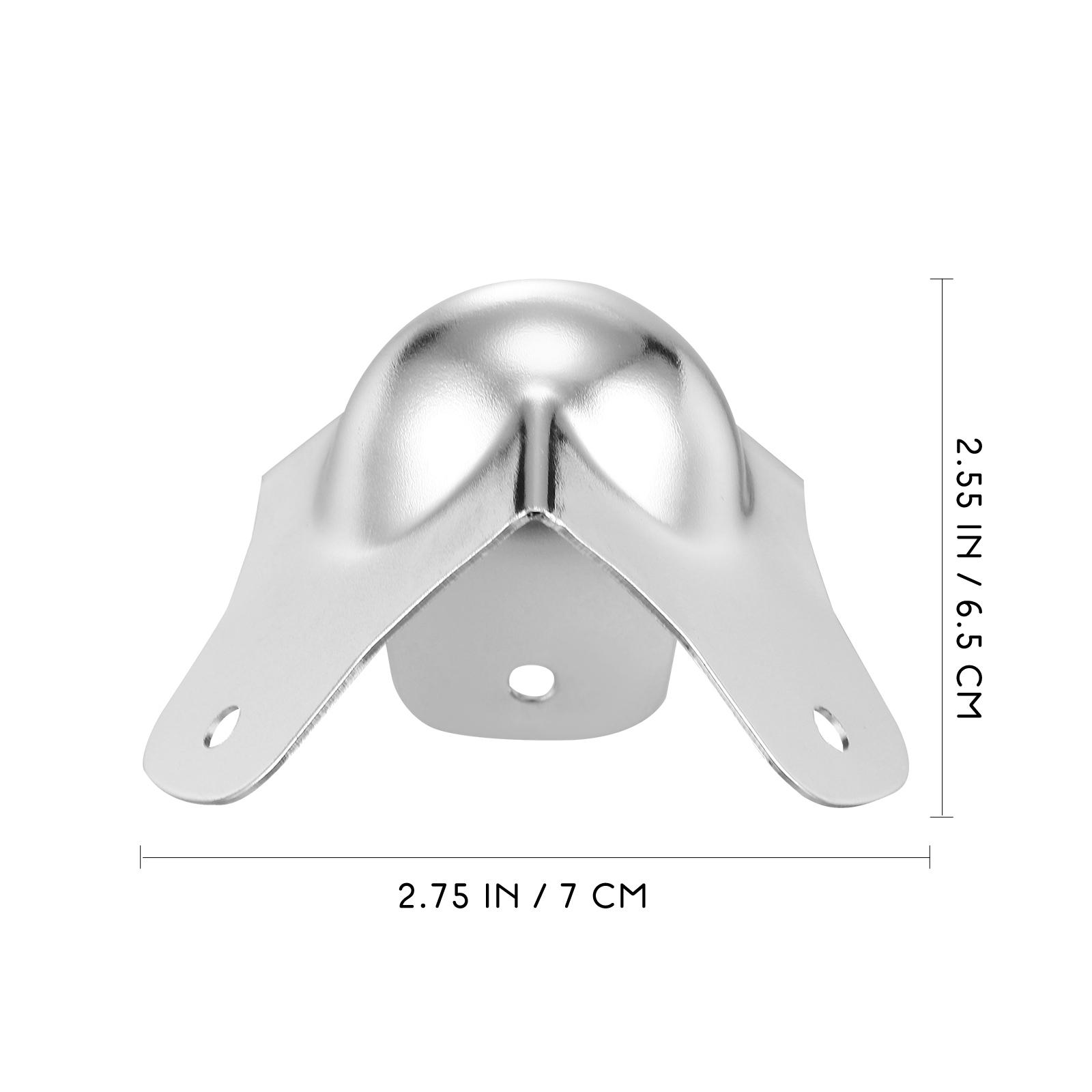 

8Pcs Ball Corner Protectors Spherical Shockproof Corner Protectors Iron Ball Edge Guards Flight Box Hardware Corner Protector