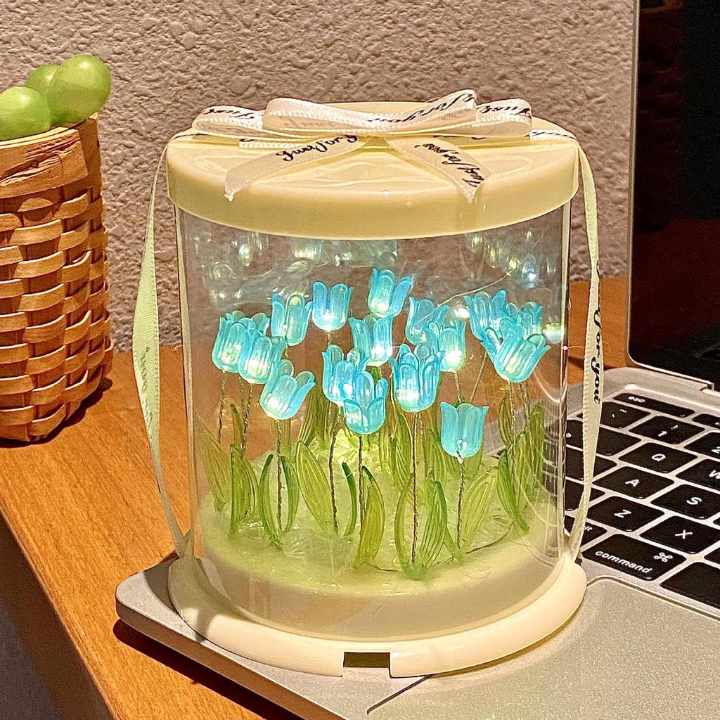 Luminous Butterfly Night Light Ornament - Ancient Style for TV Cabinet or Desk Decor