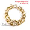 Exaggerated Acrylic CCB Big Chunky Thick Chain Necklace for Women Collar Hiphop Lock Choker Grunge Jewelry Steampunk Men 2026