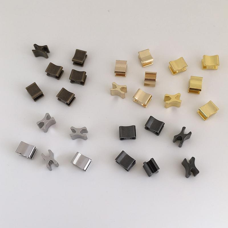 10Pcs Metal Zipper Head Sliders Retainer Insertion Pin Zipper Kit 3# 5# 8# Top Stop DIY Accessories Plug Zipper Repair Tool