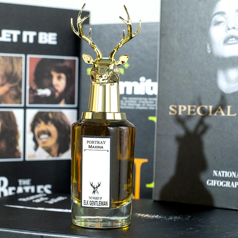 Beast Head Elk Animal Perfume Student Lord George's Tragedy Lasting Eau de Perfume Men's Fragrance