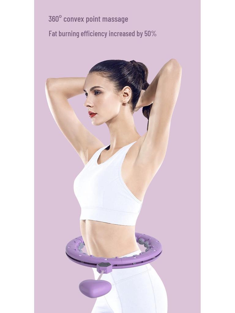 Weighted Smart Hula Hoop: Belly Slimming & Fat Burning Fitness Tool for Women