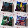 Anime D-Dandadan Cushion Cover Premium Comfort Reversible Pillow Cove -Two In One Design for Any Room & Car Interior