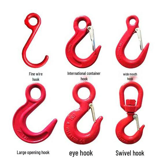 Universal Swivel Clevis Hook for Hoist Crane Rigging and Lifting