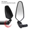 Bike Mirror 360 Degree Rotation Enlarged Convex Mirror Adjustable Foldable Rearview Mirror for Bicycles Motorcycles