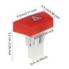  206 Emergency Hazard Light Button 6490 NG Dashboard Switch Replacement Improved Durability for Safe Driving