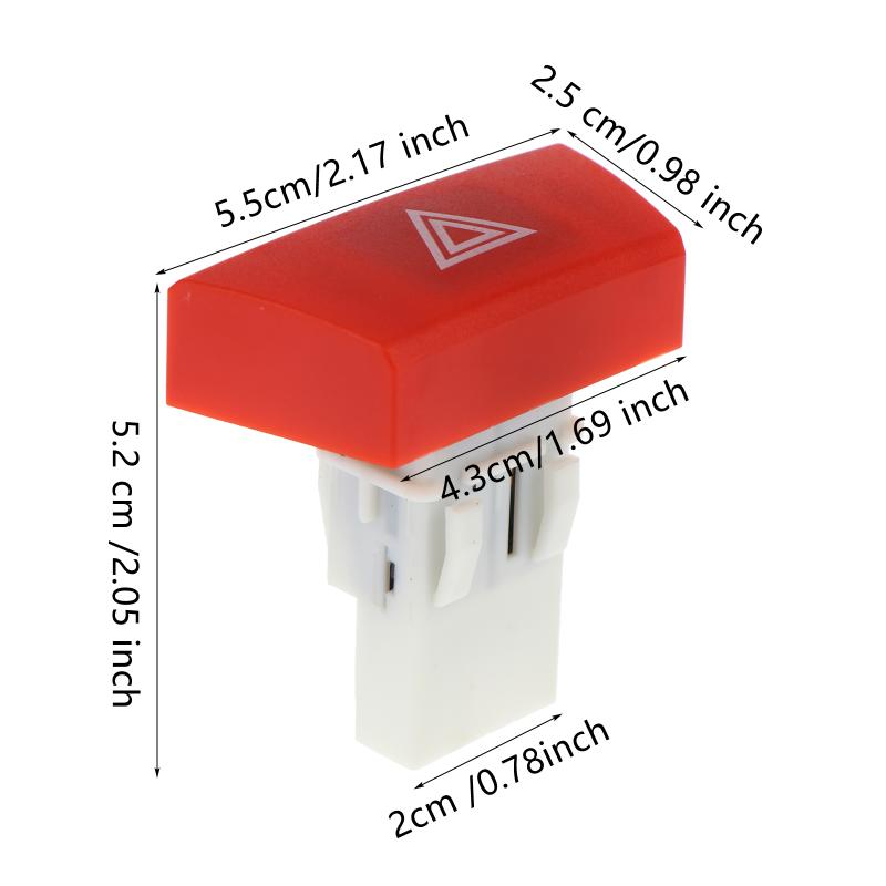 Car Hazard Light Warning Switch Control Button 6490.NG Warning Hazard Light Emergency Switch Warning Emergency Lamp Switch