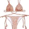 2025 Nowe Damskie Bikini Wiązane - Moda Europejska i Amerykańska, Styl 8819