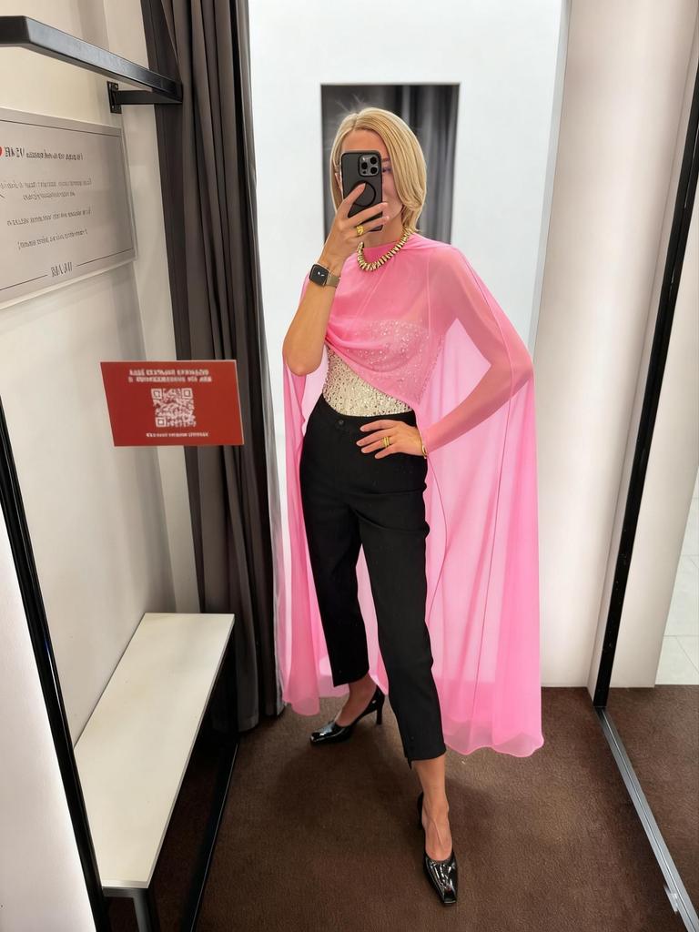 2026 Spring Women's Formal Snow Imitation Pullover Dress with Shawl