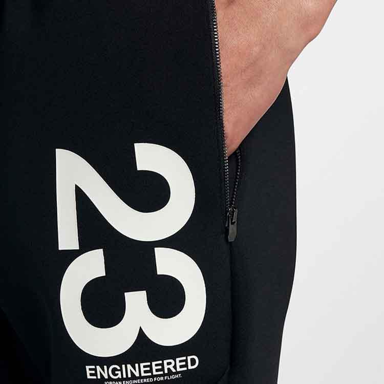 Air Jordan 23 Flight Space Bavlněné Sportovní Ležérní Kalhoty Pánské Spodky Černé BQ4645-010