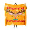 Tuniu Cute Christmas Deer Fleece Blanket Soft Warm Throw Sofa Bed Bedroom Gift Idea