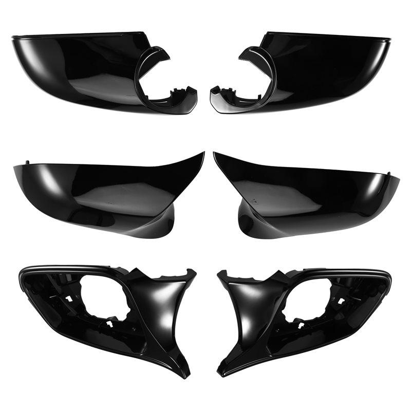 For BMW 1 2 3 4 X Series F20 F21 F22 F23 F30 F35 F34 F32 F33 F36 E84 I3 F87 M2 Rearview Mirror Cover Caps-Black Color