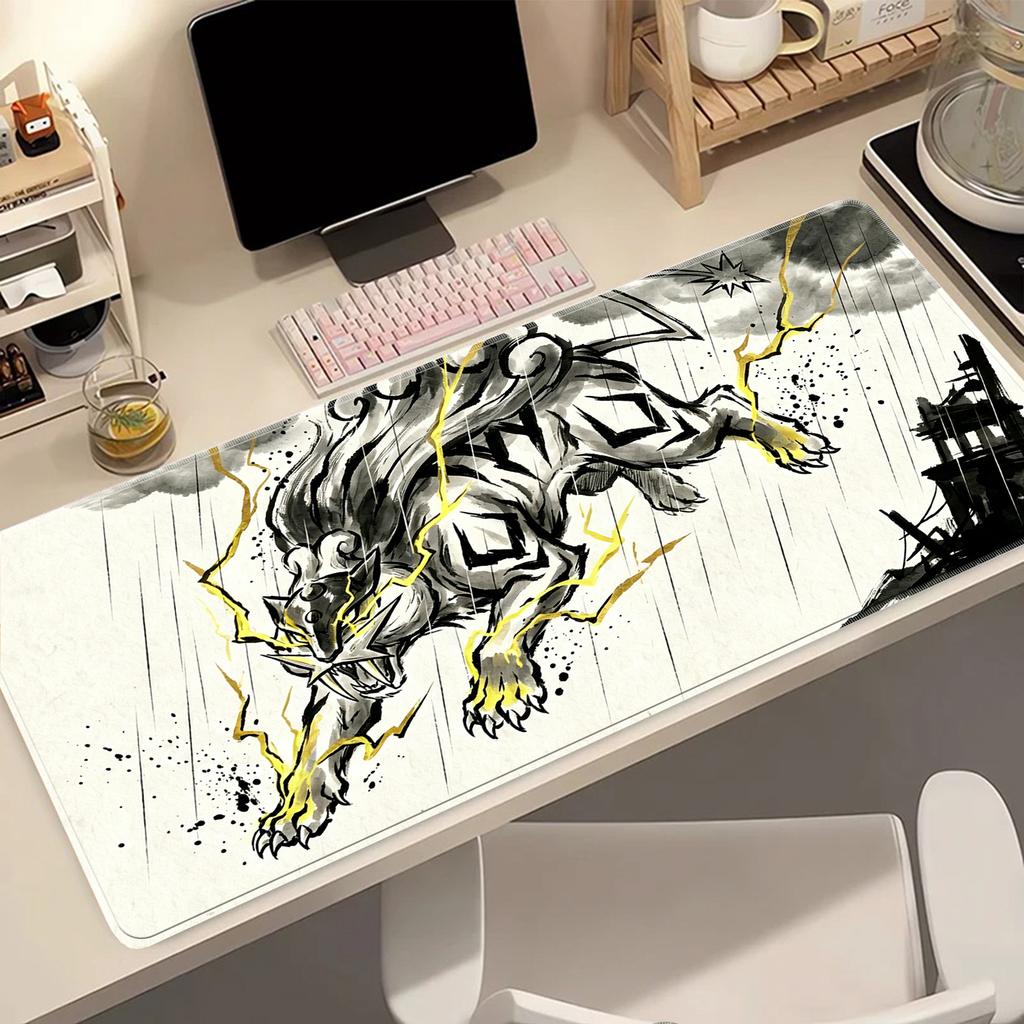 HD Mouse Pad Pokemon Wash Painting Non-Slip Durable Gaming Desk Mat PC Computer Keyboard Pad Print Extended Mousepad Anime