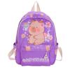 Ultra-light Children Capybara Backpack Nylon Cartoon Animal Book Bag Cute Kids   Schoolbag  Gifts