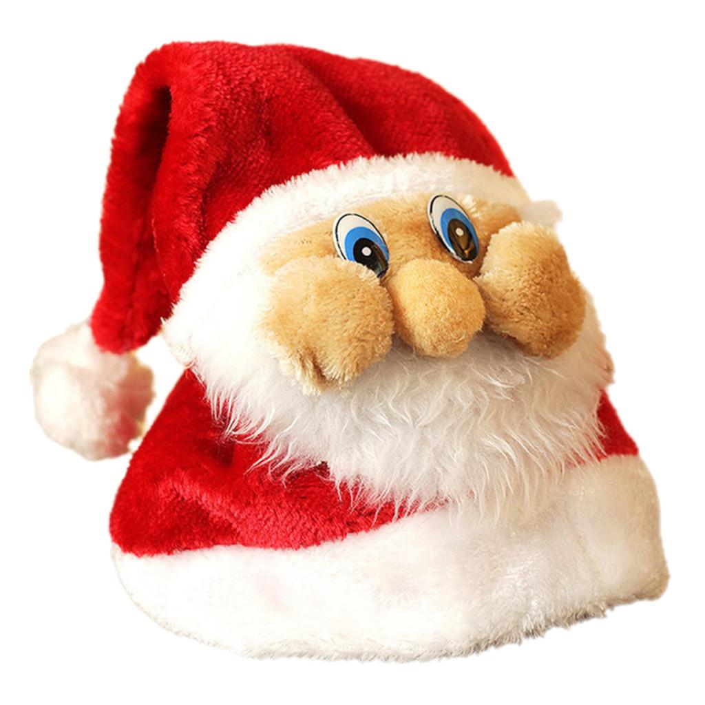 Snowman Elk Cap Christmas Cartoon Animals Festival Decorate Party Winter Gift