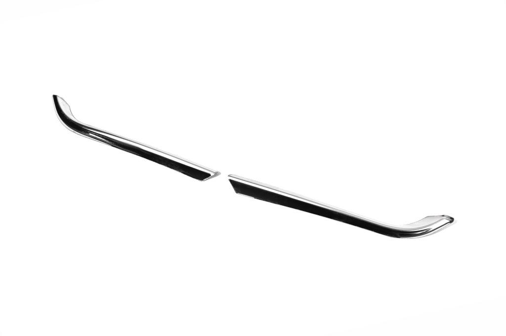 Rear Reflector Trim (2 Pcs, Stainless Steel) Carmos - Turkish Steel for Renault Clio V 2019-2025