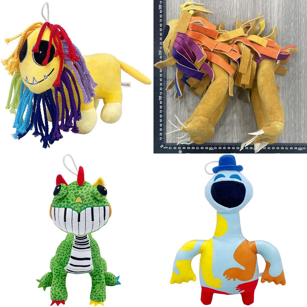Adorable Plush Toy Collection Featuring Nightmare Critters Dinosaur And Lion Stuffed Animals