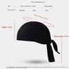 Berretto traspirante da ciclismo Berretto beanie Fascia da ciclismo Bandana Asciugatura rapida Cappello da pirata per ciclismo all'aperto Motociclismo