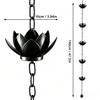 lotus rain chain