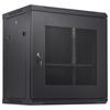 VEVOR 12U Wall Mount Network Server Cabinet, 37.6cm/14.8" Deep, Server Rack Cabinet Enclosure, 90kg/200 Lbs Max. Ground-mounted Load Capacity