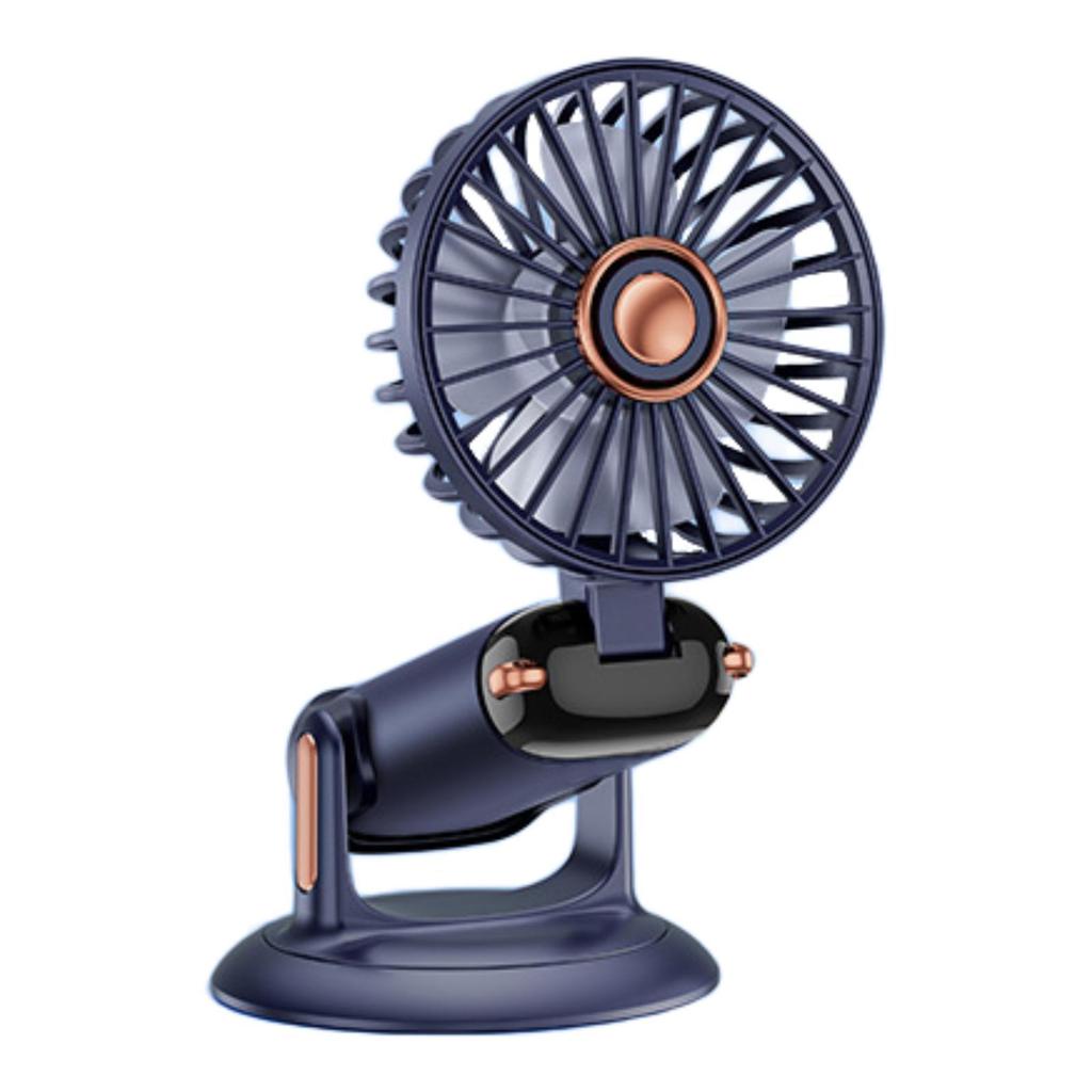 Desk Fan Powerful Digital Display Air Circulators Fan Desktop Cooling Fan Handheld Fan Quiet for Office Bedroom Home Outdoor Car