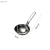 Short Handle Deepened Ramen Soup Spoon - 201 Stainless Steel Large Capacity Tablespoon, Kitchen Cooking Soup Utensils