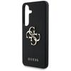 Guess Grained Big 4G Logo Small Case     Classic Logo For Samsung Galaxy S25+ Black