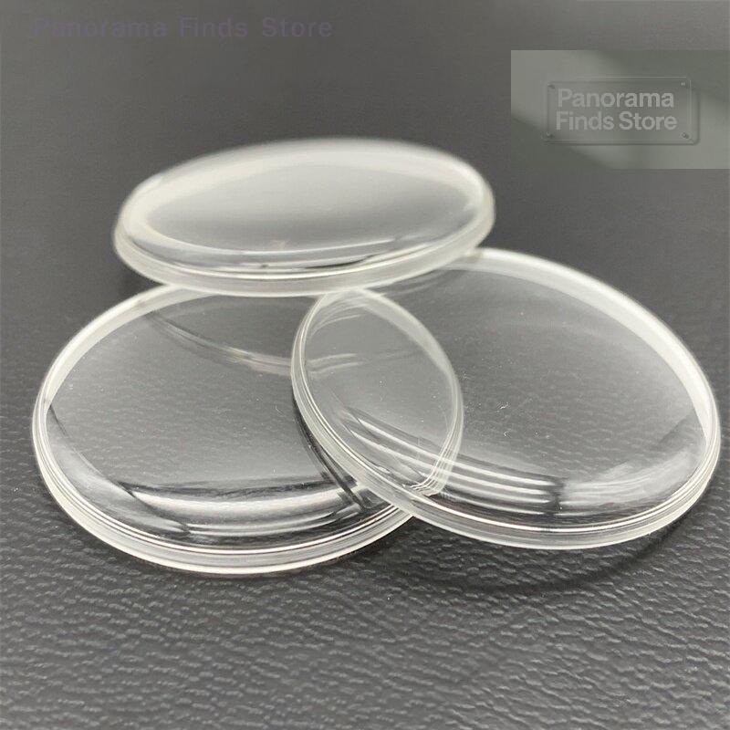 Vintage Watch Accessories Mirror Organic Glue Cover 28MM-32.2MM Glass Lens Protective Film for Acrylic Plastic Pot Covers