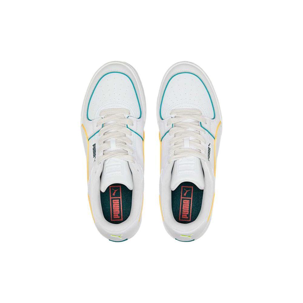 Puma CA Pro Sum Pop - White Colorpop Men Sneakers Deep-Aqua Sun-Stream Sunset-Glow 388557-01