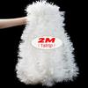 2/20M Christmas Cane Ribbons Garland White Tinsel Bar Wall Decor Hanging Garland Strip Ceiling Decoration Home Party Ornament