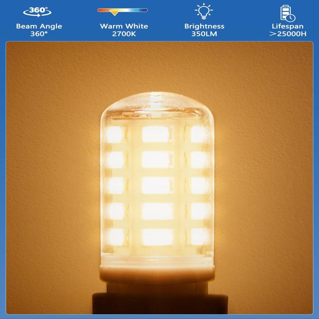 G9 Lamp Bead LED Plug In Small Bulb High Brightness Energy Saving Light Source No Stroboflash 6 Pieces
