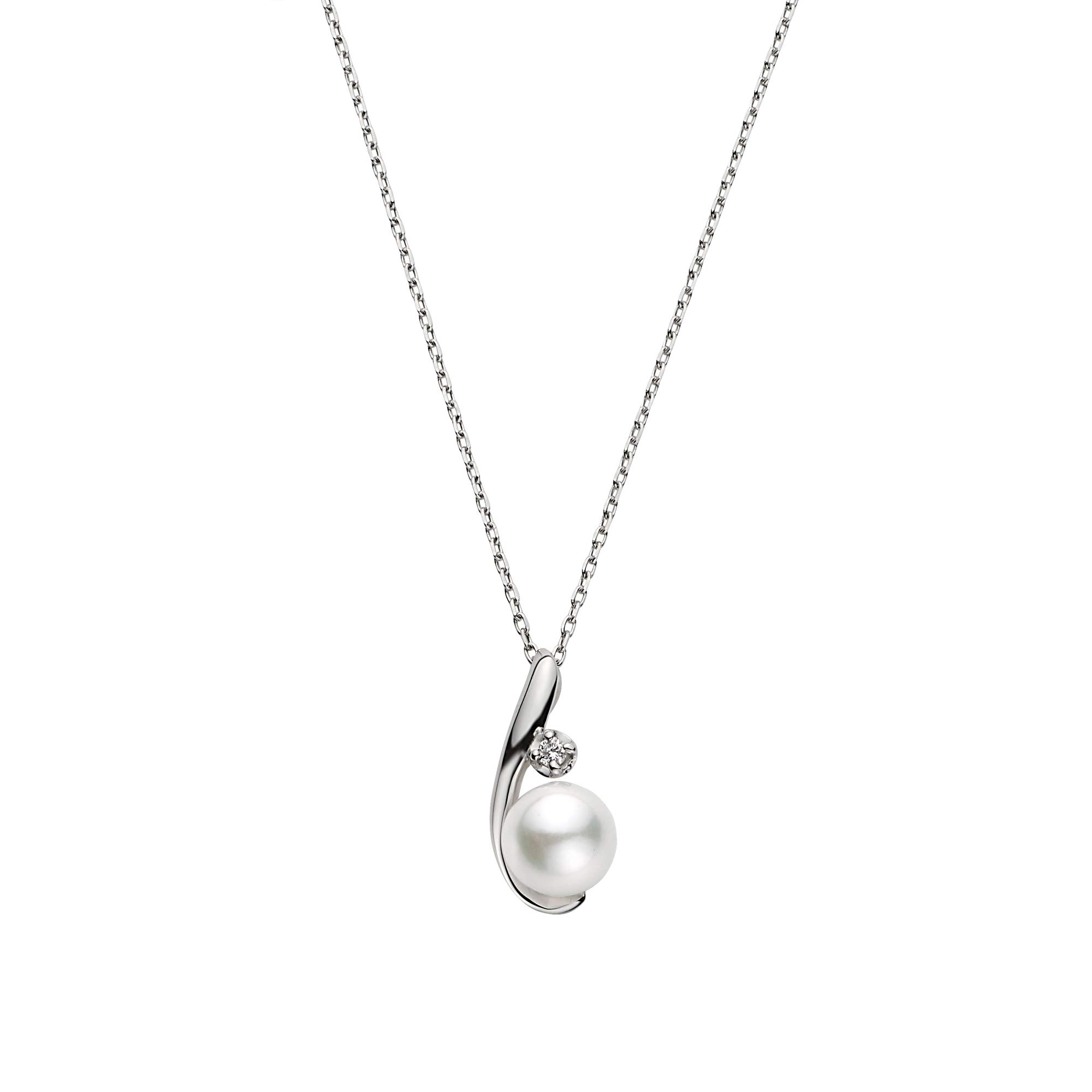 

Necklace Platinum Pearl APVN199140PA [Official] [Vendome Aoyama] білий