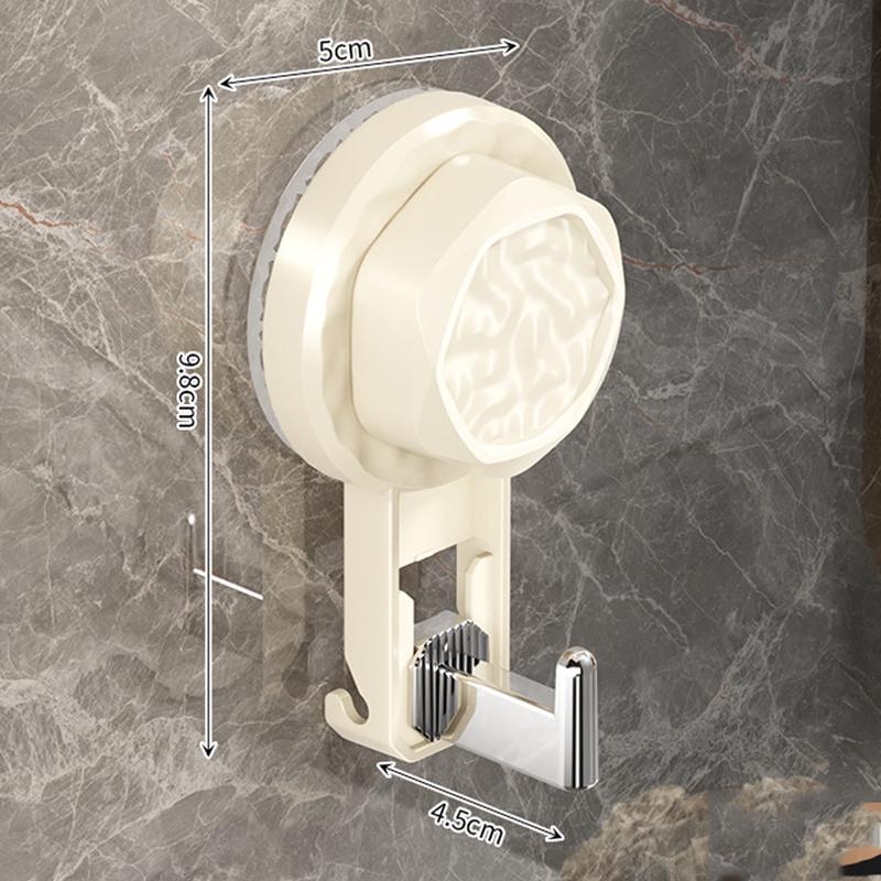 

Suction Cup Hooks No-punching Bathroom Robe Coat Hook Towel Holder Keys Clothes Bag Hanger Hook Bathroom organizer Accessories
