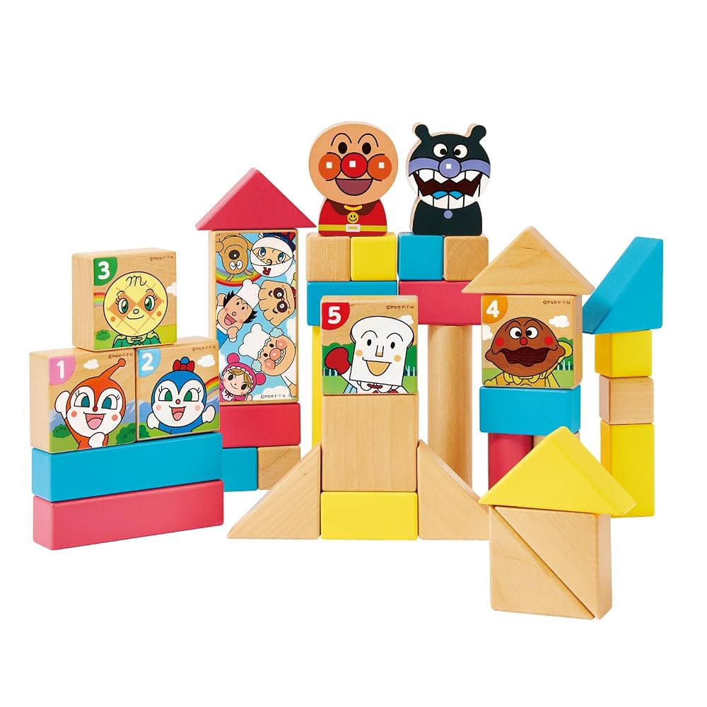 AGATSUMA Anpanman Genius Brain Cylinder Building Blocks 2024