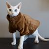 New Sphynx Cat Sweater Two-legged Soft Baby Shirt for Hairless Cat Winter Warm Solid Color Cornish Sweater Pet Kitten Clothes